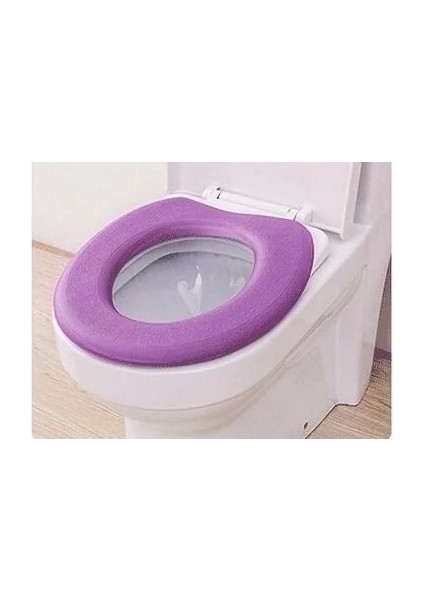 Lavanta Tarzı Su Geçirmez Klozet Yıkanabilir Yapışkanlı Evrensel Klozet Yumuşak Nefes Alabilen Banyo Accesorios Tuvalet Çıtası Ev (Yurt Dışından)