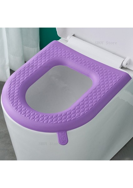 Yeşil Tarzı Su Geçirmez Klozet Minderi Yıkanabilir Etiket Köpük Tuvalet Kapağı Silikon Dört Mevsim Ev Banyo Aksesuarları (Yurt Dışından) fiyatları