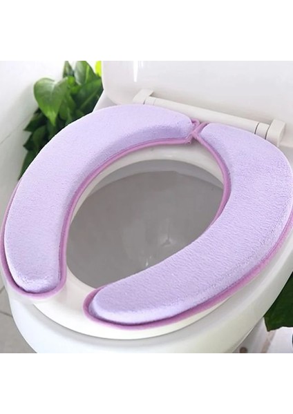 Qianhuang Tarzı Yapışkan Tuvalet Paspas Kalınlaşmak Mercan Polar Klozet Koltuk Minderleri Yıkanabilir Yüksek Li Tuvalet Oturma Pedi Kış Yumuşak Closestool Kılıfı 1 Pc (Yurt Dışından) fırsatları