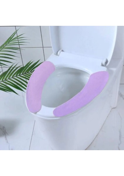 Mavi Stil 1 Çift Katı Tuvalet Yapışkanlı Closestool Koltuk Etiket Tuvalet Wc Yıkanabilir Sıcak Kesilebilir Tuvalet Yastık Etiket (Yurt Dışından) fırsatları