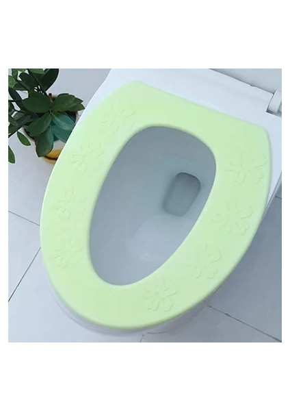 Yeşil Stil Neden Su Geçirmez Klozet Kapağı Yüksek Köpük Eva Basit Klozet Tipi O Ped Banyo Tuvalet Aksesuarları Ev Konfor Için (Yurt Dışından)