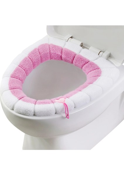 Pembe Tarzı Sıcak Satış Banyo Yıkanabilir Klozet Kış Sıcak Peluş Tuvalet Pedleri Elastik Klozet Sıcak ve Rahat Klozet Kapakları (Yurt Dışından) fiyatları