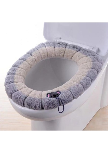 No.3 Tarzı Kış Sıcak Klozet Kapağı Mat Banyo Tuvalet Pedi Yastık Saplı Kalın Yumuşak Yıkanabilir Closestool Isıtıcı Aksesuarları (Yurt Dışından) fiyatları