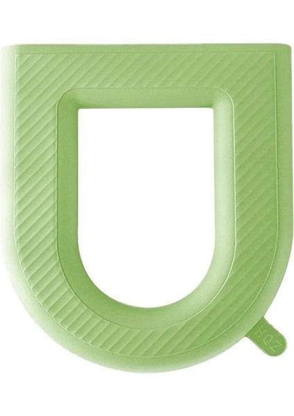 Mavi Stil Yumuşak Köpük Tuvalet Paspas Ev Halka Silikon Koltuk Örtüsü Su Geçirmez Yıkanabilir Tuvaletler Aksesuarları Dört Mevsim Evrensel (Yurt Dışından) fırsatları