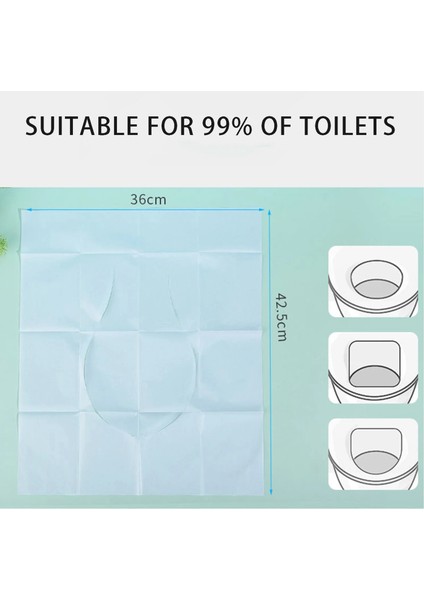 Çok Stil Tek Kullanımlık Klozet Kapakları Seyahat Seyahat Otel Aksesuarları Için Kaymaz Tuvalet Pedleri Kullanın (Yurt Dışından) fırsatları