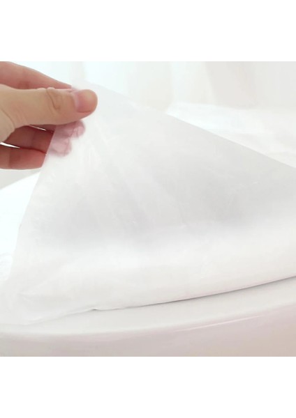 Şeffaf Stil Tek Kullanımlık Klozet Kapağı Tipi Seyahat Kamp Otel Banyo Aksesuarı Kağıt Su Geçirmez Çözünür Su Tuvalet Kapağı (Yurt Dışından)