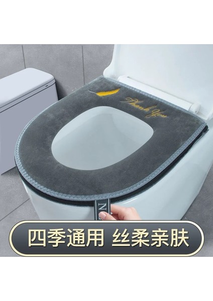 Netredpeluşzipperfea Tarzı Ev Sonbahar ve Kış Peluş Tarzı, Büyük ve Kalınlaşmış Klozet Minderi, Tuvalet Kapağı Minderi, Tüm Sezon Tuvalet Kapağı, (Yurt Dışından) fiyatları