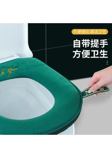 Netredpeluşzipperfea Tarzı Ev Sonbahar ve Kış Peluş Tarzı, Büyük ve Kalınlaşmış Klozet Minderi, Tuvalet Kapağı Minderi, Tüm Sezon Tuvalet Kapağı, (Yurt Dışından) modelleri