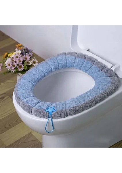 No.1 Stili Banyo Klozet Kapağı Yumuşak Isıtıcı Yıkanabilir Mat Kapak Ped Koltuk Minderi Kılıfı Tuvalet Çıtası Aksesuarları Banyo Ev (Yurt Dışından)