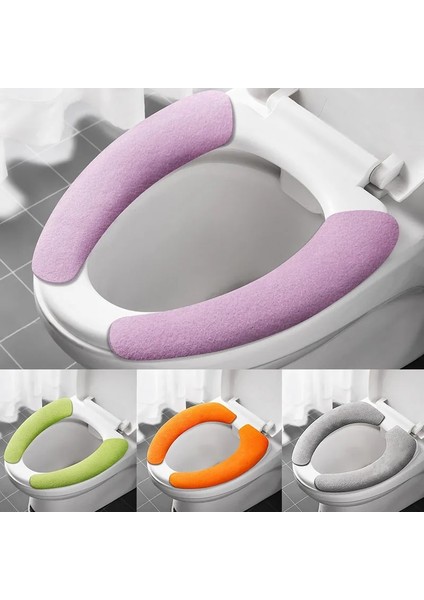 Artı-Gy Tarzı Evrensel Klozet Kapağı Yumuşak Wc Macunu Tuvalet Yapışkan Koltuk Pedi Yıkanabilir Banyo Isıtıcı Koltuk Çıtası Ped Yastık Düz Renk (Yurt Dışından) fiyatları