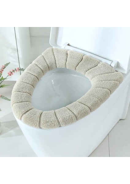 A06 Tarzı Evrensel Yumuşak Isıtmalı Yıkanabilir Klozet Mat Seti Ev Dekor Için Closestool Mat Koltuk Kılıfı Tuvalet Isıtıcı Kılıfı (Yurt Dışından)