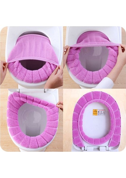 A06 Tarzı Evrensel Yumuşak Isıtmalı Yıkanabilir Klozet Mat Seti Ev Dekor Için Closestool Mat Koltuk Kılıfı Tuvalet Isıtıcı Kılıfı (Yurt Dışından) fırsatları