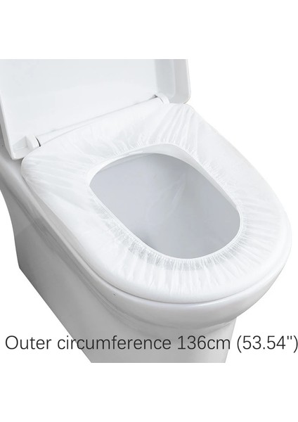 10 Adet Tarzı Biyobozunur Tek Kullanımlık Klozet Kapağı Wc Tuvalet Paspas Seyahat Kamp Otel Banyo Aksesuarları Tuvalet Kağıdı Pedleri (Yurt Dışından)