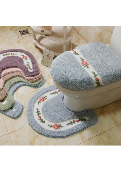 Deve Stili Ev Oturma Odası Banyo Tuvalet Paspas Seti Kaymaz Halılar Yatak Odası Baskı Halı Su Emme U Şekilli Tuvalet Halısı (Yurt Dışından) fiyatları