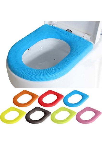 Kahve Tarzı Yumuşak Isıtıcı Klozet Kapağı Yastık Yıkanabilir Bahar Kış O-Tipi Genel Closestool Kapak Kılıf Banyo Dekor Aksesuarları (Yurt Dışından) modelleri