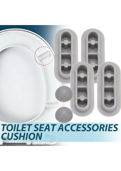 6 Adetgrup Nemli Yerleşimler Tuvalet Kapak Contası Tampon Kendinden Yapışkanlı Koltuk Yastıklama Pedleri Tuvalet Tamponları Tamponlar Banyo Aksesuarları Parçası (Yurt Dışından)