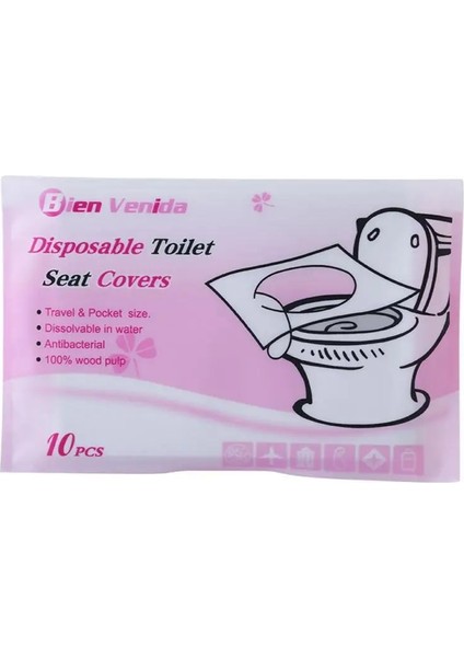 No.2 Tarzı Tuvalet Paspas Ortak Tuvalet Seyahat Klozet Kapağı Koruyucu Tek Kullanımlık Dokunmamış Kumaş Yastık Kağıt Tuvalet Malzemeleri (Yurt Dışından)