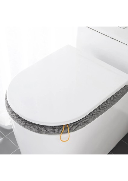 Sarı Stil Kış Sıcak Klozet Kapağı Mat Banyo Tuvalet Pedi Yastık Saplı Kalın Yumuşak Yıkanabilir Closestool Isıtıcı Aksesuarları (Yurt Dışından) modelleri