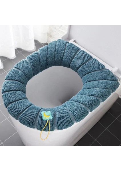 Gri Tarzı Klozet Kapağı Sıcak Yumuşak Akrilik Yıkanabilir Mat Ev Dekor Closestool Kılıfı Tuvalet Çıtası Aksesuarları Banyo (Yurt Dışından) fırsatları