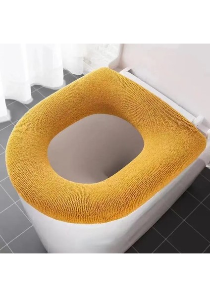 No.12 Tarzı Evrensel Klozet Minderi Kalın Peluş O-Şekilli Klozet Klozet Kapağı Saplı Iskandinav Banyo Aksesuarları (Yurt Dışından)