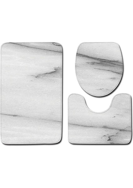 G Tarzı 3 Adet Kaymaz Kilim Banyo Paspas Tuvalet Kapağı Klozet Kapağı 3D Baskı Dekorasyon Banyo Dekor Крышка Сиденья Унитаза Sıcak Satış (Yurt Dışından) modelleri