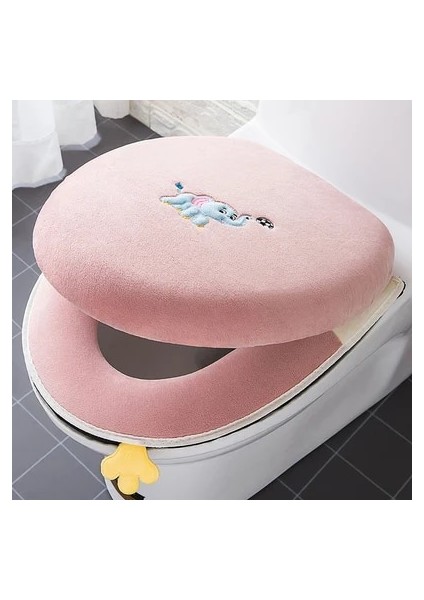 A2 Stili Banyo Isıtıcı Klozet Kumaş Yumuşak Closestool Yıkanabilir Kapak Üst Kapak Pedi Kalınlaşmış Klozet Malzemeleri (Yurt Dışından)