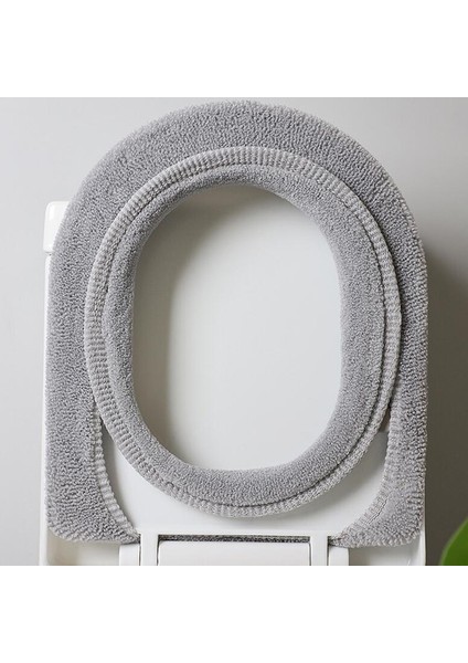 Sarı Stil Yumuşak Sıcak Tuvalet Paspas Kapağı Kış Kalın Closestool Mat Yıkanabilir Banyo Aksesuarları Örgü O-Şekilli Tuvalet Koltuk Minderi Pedi (Yurt Dışından) fırsatları