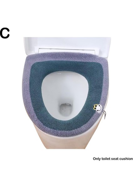 Yeşil Stil 2023 Yeni Sıcak Yumuşak Yıkanabilir Tek Kullanımlık Tuvalet Kapağı Koltuk Minderi Minder Seti Ev Dekor Tuvalet Kapağı Aksesuarları (Yurt Dışından)