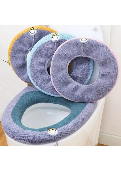 Yeşil Stil 2023 Yeni Sıcak Yumuşak Yıkanabilir Tek Kullanımlık Tuvalet Kapağı Koltuk Minderi Minder Seti Ev Dekor Tuvalet Kapağı Aksesuarları (Yurt Dışından) modelleri