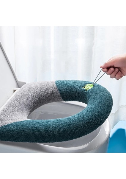 Tek Kullanımlık Stil Klozet Kapağı Kış Yumuşak Sıcak Mat Banyo Tuvalet Pedi Saplı Kalın Closestool Isıtıcı Aksesuarları Para Birimi (Yurt Dışından) fiyatları