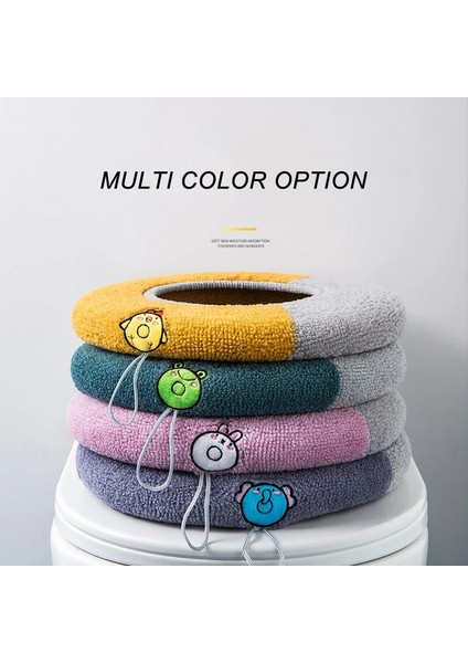 Tek Kullanımlık Stil Klozet Kapağı Kış Yumuşak Sıcak Mat Banyo Tuvalet Pedi Saplı Kalın Closestool Isıtıcı Aksesuarları Para Birimi (Yurt Dışından) indirimleri