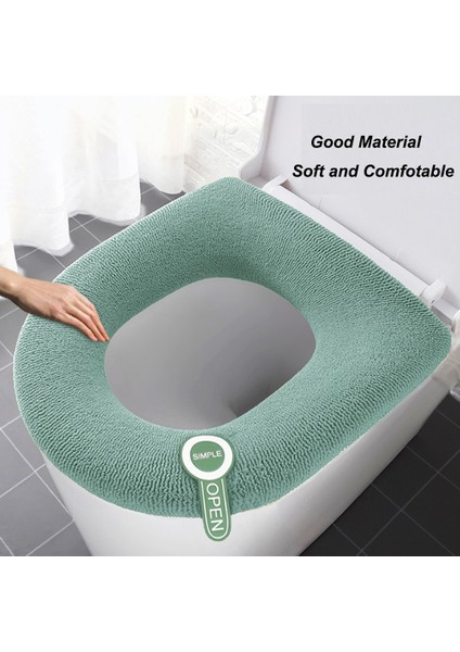 Sarı Tarzı 1 Adet Klozet Kapağı Kalınlaşmış Sıcak Karikatür Conta Kabartmak Yumuşak Tuvalet Kapağı Evrensel Mat Yıkanabilir Kış Banyo Aksesuarları (Yurt Dışından) fiyatları