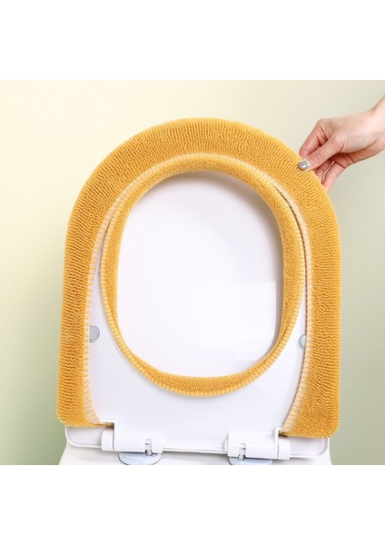 No.3 Tarzı Klozet Kapağı Kış Yumuşak Rahat Sıcak Klozet Minderi Kalınlaşmış Sonbahar ve Kış Evrensel Tuvalet Halkası Kapağı Koruyucusu (Yurt Dışından) modelleri