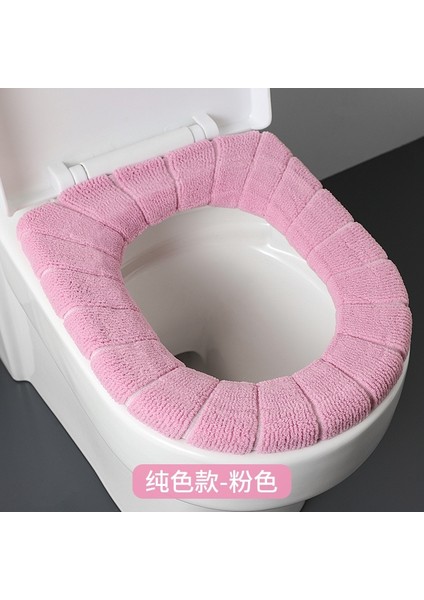 No.3 Tarzı O-Şekilli Klozet Klozet Kapağı Saplı Iskandinav Banyo Aksesuarları Evrensel Klozet Minderi Kalın Peluş (Yurt Dışından)