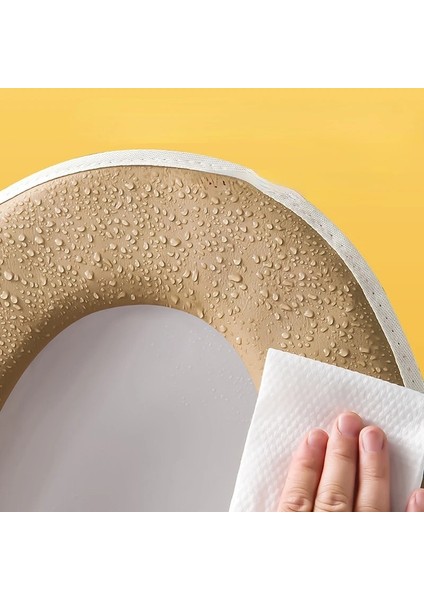 Sarı Tarzı Kulplu, Mandallı, Fermuarlı, Nakış Tasarımlı Sonbahar ve Kış Klozet Kapağı (Yurt Dışından) fiyatları