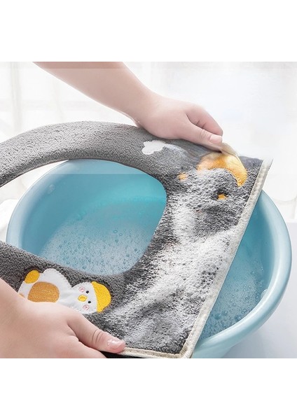 Sarı Tarzı Kulplu, Mandallı, Fermuarlı, Nakış Tasarımlı Sonbahar ve Kış Klozet Kapağı (Yurt Dışından) indirimleri