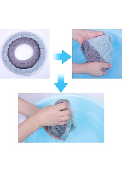 Gri Tarzı Kış Kalın Klozet Kapakları Yumuşak Yıkanabilir Iskandinav Wc Tuvalet Çıtası Evrensel Closestool Mat Koltuk Kılıfı Banyo Aksesuarları (Yurt Dışından) fırsatları
