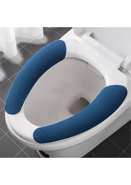 Mavi Stil Yapışkanlı Tuvalet Pedi Adsorpsiyon Tuvalet Pedi Flanel Yaz Tuvalet Kapağı Yıkanabilir Tuvalet Etiket Taşınabilir Tuvalet Kapağı Banyo (Yurt Dışından) fiyatları