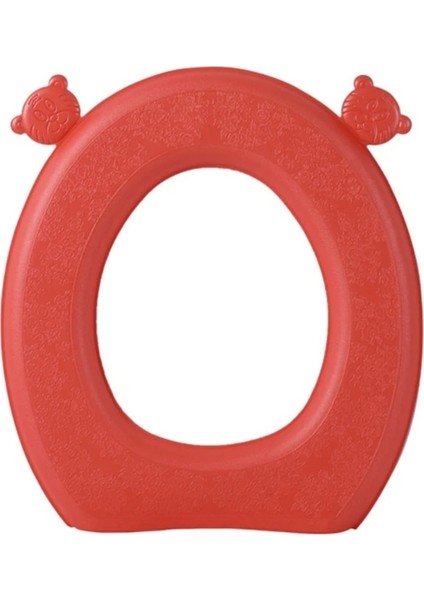 Turuncu Tarzı Koltuk Minderi Için Tuvalet Koltuğu Için Tuvalet Kolu ile Kapak Su Geçirmez Eva Tuvalet Koltuk Pedi Mat Yeniden Kullanılabilir Sıcak Yumuşak (Yurt Dışından)