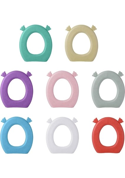 Turuncu Tarzı Koltuk Minderi Için Tuvalet Koltuğu Için Tuvalet Kolu ile Kapak Su Geçirmez Eva Tuvalet Koltuk Pedi Mat Yeniden Kullanılabilir Sıcak Yumuşak (Yurt Dışından) modelleri