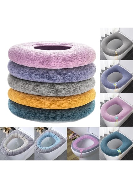 Siyah Stil 1 Adet Kış Sıcak Klozet Kapağı Saplı Yıkanabilir Yeniden Kullanılabilir Banyo Aksesuarları Ev Dekor Klozet Kapağı (Yurt Dışından) fiyatları