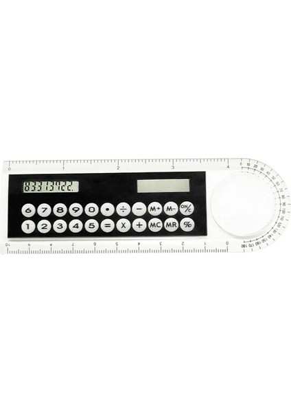 Bk Stili 10 cm Cetvel Hesap Makinesi Güneş Kartı Mini Hesaplama Öğrenci Aritmetik Çok Fonksiyonlu Hesap Makinesi Bilgisayar-1 Adet Dijital Kumpas (Yurt Dışından)