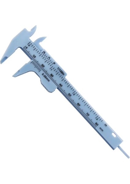 Mavi Stil Plastik Sürmeli Kumpas Dıy Ölçme Aracı Çift Ölçekli Diyafram Derinlik Çapı Ağaç Işleme Metal Işleme Ölçü Aracı (Yurt Dışından)
