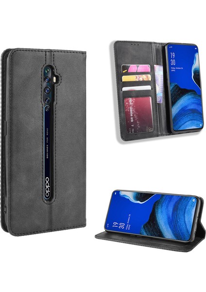 Seniee Oppo Reno 2z / Reno2 Z Cüzdan Deri Flip Telefon Kılıfı (Yurt Dışından)