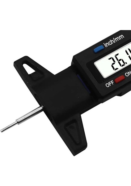 Mavi Stil Dijital Diş Fren Balatası Ayakkabı Araba Lastik Ölçer Derinlik Test Cihazı Hassas Ölçüm Kumpas Aracı (Yurt Dışından) indirimleri