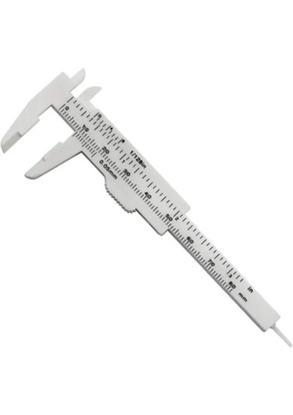 Beyaz Stil Штангенциркуль Измерительные Приборы 80 mm Sürmeli Kumpas Öğrenci Kumpas Mini Ölçme Aracı Kalıcı Makyaj Ölçme Aracı (Yurt Dışından)