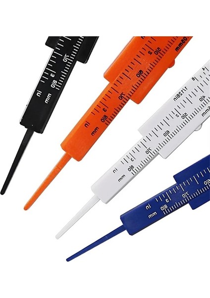 Beyaz Stil Штангенциркуль Измерительные Приборы 80 mm Sürmeli Kumpas Öğrenci Kumpas Mini Ölçme Aracı Kalıcı Makyaj Ölçme Aracı (Yurt Dışından)