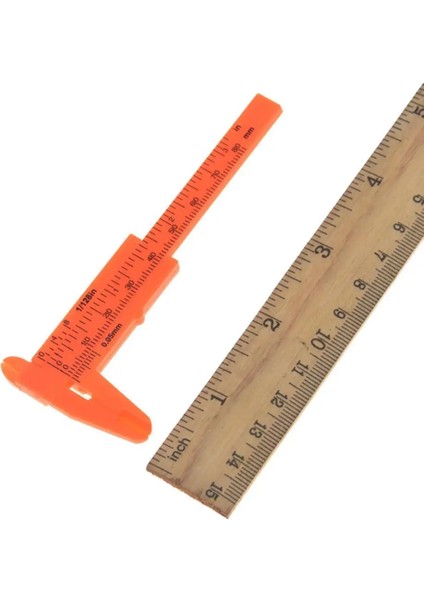 Bir Stil Vernier Kumpas Çift Plastik Kural Ölçeği Ölçer Mikrometre Kurulum Yenileme Çalışması Için Ölçüm Aletleri (Yurt Dışından) fiyatları