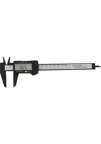 0-150MM Tarzı Elektronik Dijital Kumpas Karbon Fiber Kadran Vernier Kumpas Ölçer Mikrometre Ölçme Aracı Dijital Cetvel (Yurt Dışından)
