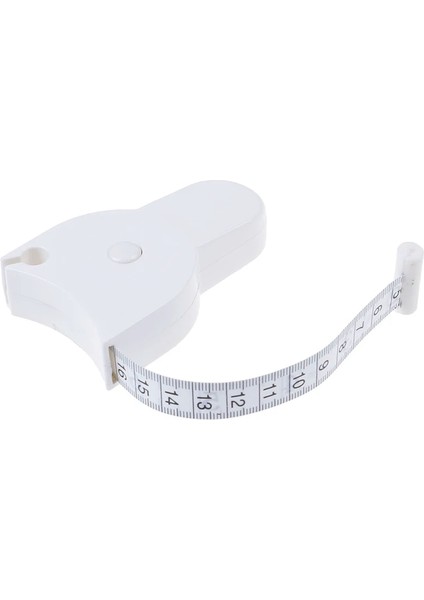 1 Rulo Geri Çekilebilir Cetvel Spor Doğru Spor Kumpas Vücut Bel Göğüs Kol Bacaklar Ölçüm Bandı 150CM Inç (Yurt Dışından)